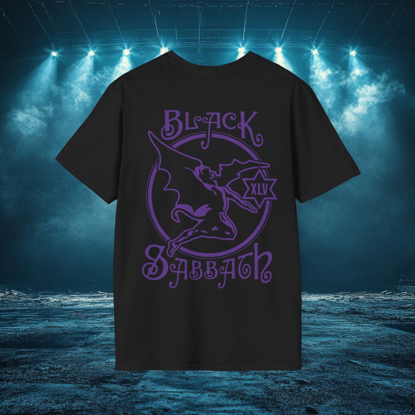 Sabbath XLV Unisex T-Shirt, Softstyle Tee, Dark Fantasy Shirt, Art Tee for Music Lovers, Perfect for Gifts