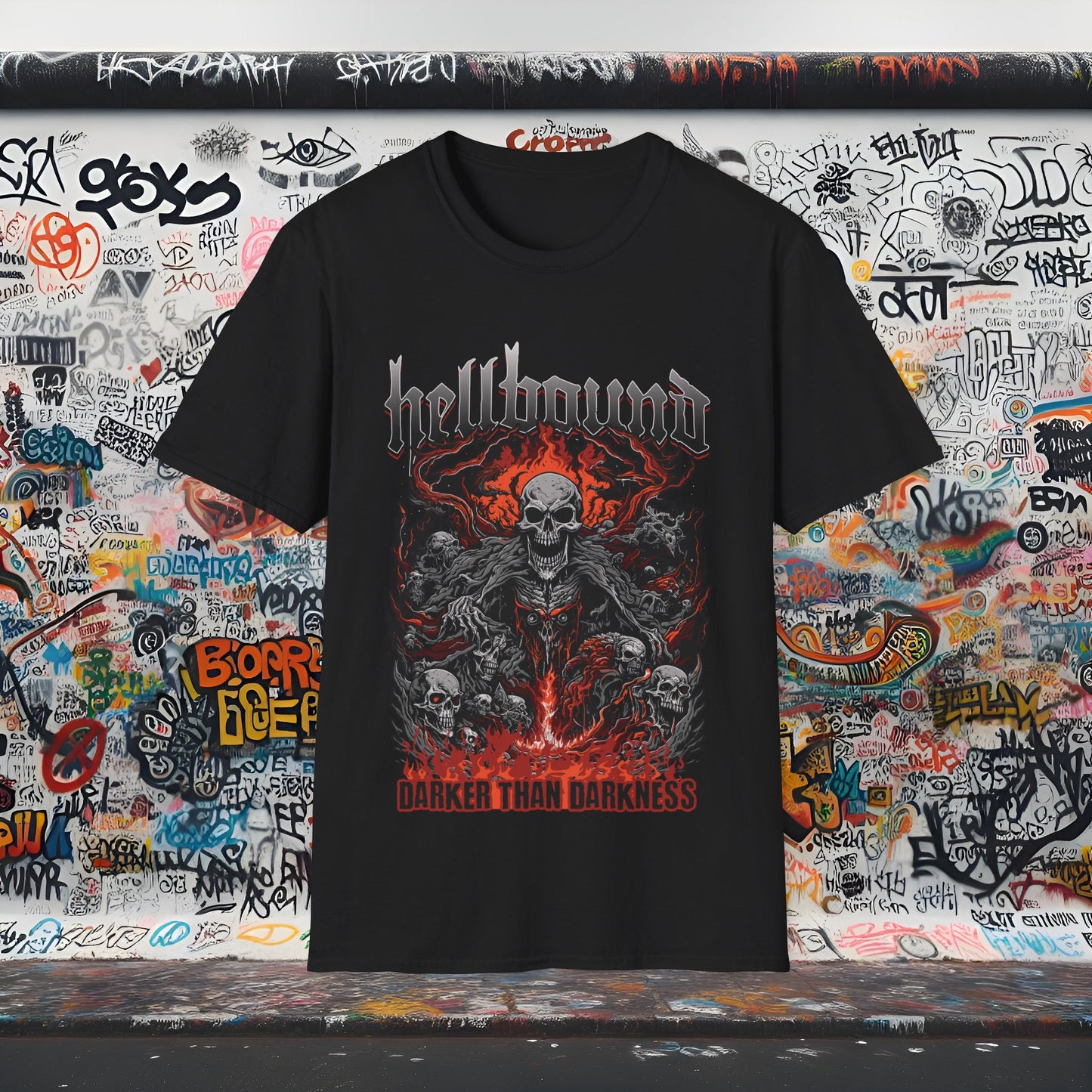 Hellbound T-Shirt - Dark Fantasy Apparel, Unisex Graphic Tee, Edgy Streetwear, Halloween Costume, Music Festival Wear