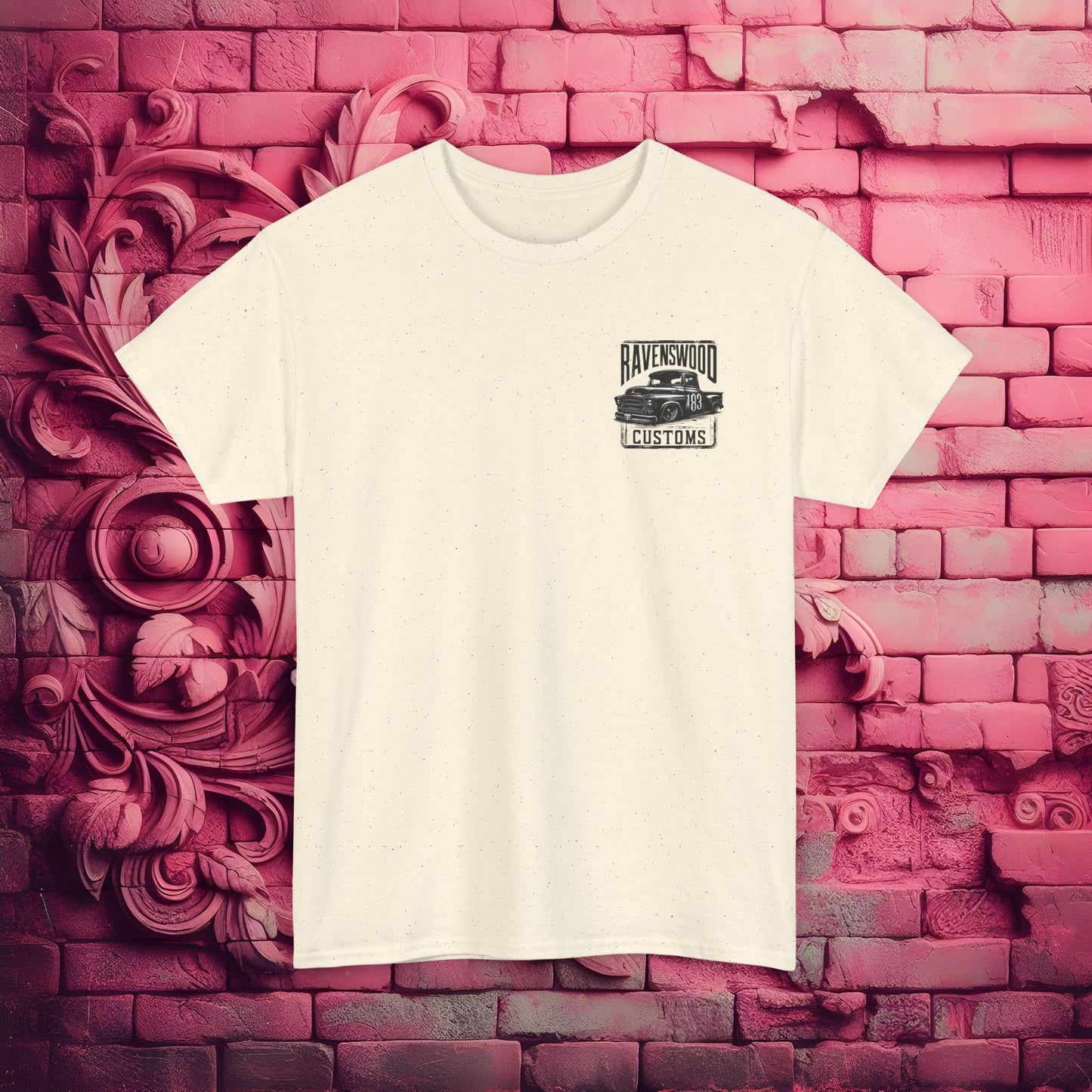 Ravenswood Customs Vintage Car Graphic Tee, Classic Car T-Shirt, Unisex Heavy Cotton Tee
