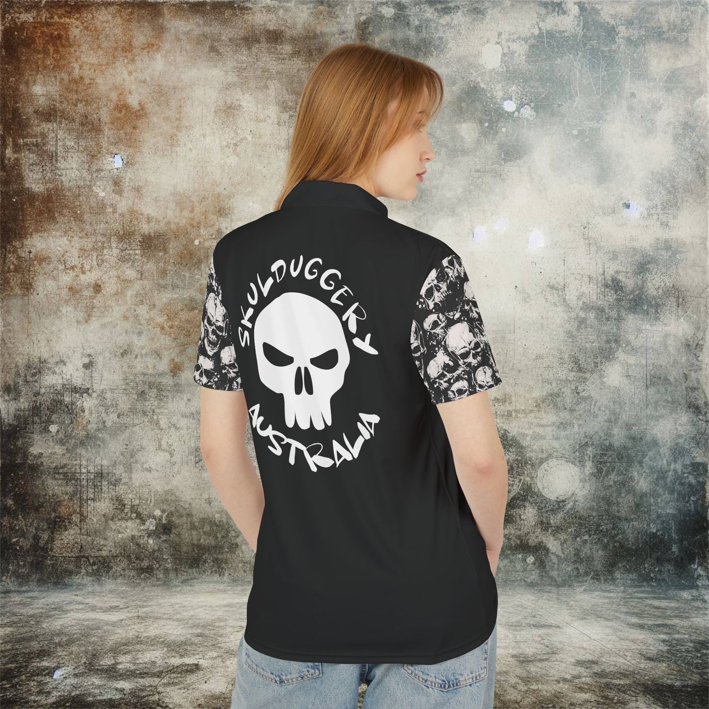 Unisex Skulduggery Australia Polo Shirt - Casual Wear for Men & Women