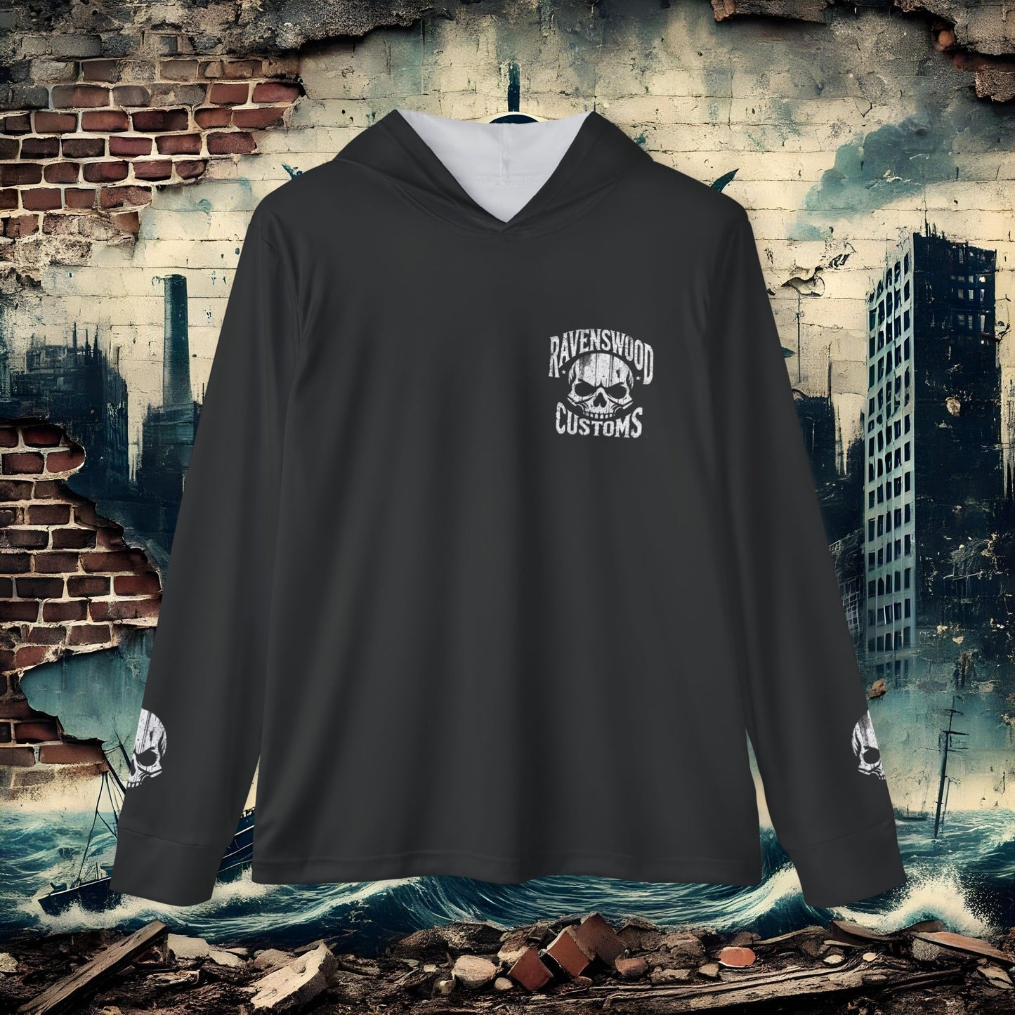 Ravenswood Customs Men's Fishing Hoodie - Adventure & Outdoor Enthusiasts