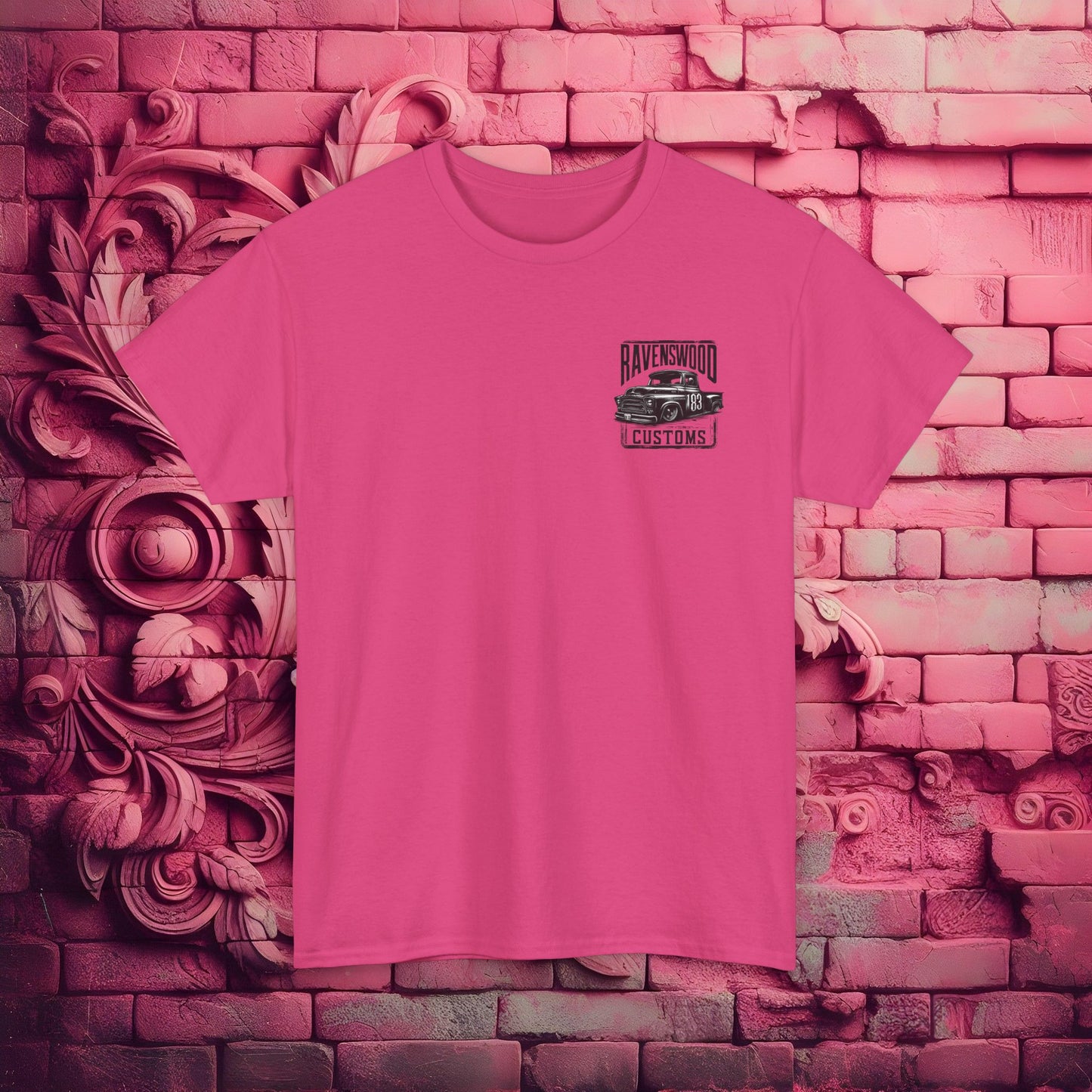 Ravenswood Customs Vintage Car Graphic Tee, Classic Car T-Shirt, Unisex Heavy Cotton Tee