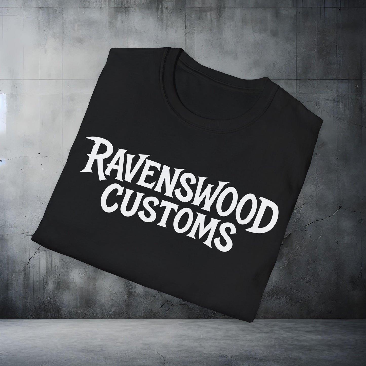 Ravenswood Customs Red Falcon Graphic Car T-Shirt, Automotive Apparel, Unisex Tee