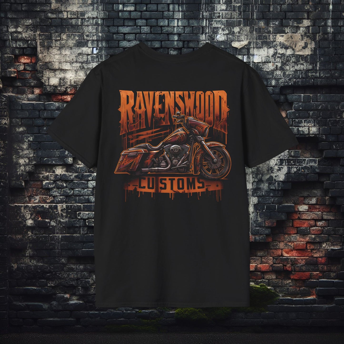 Ravenswood Customs Bagger Unisex Softstyle T-Shirt