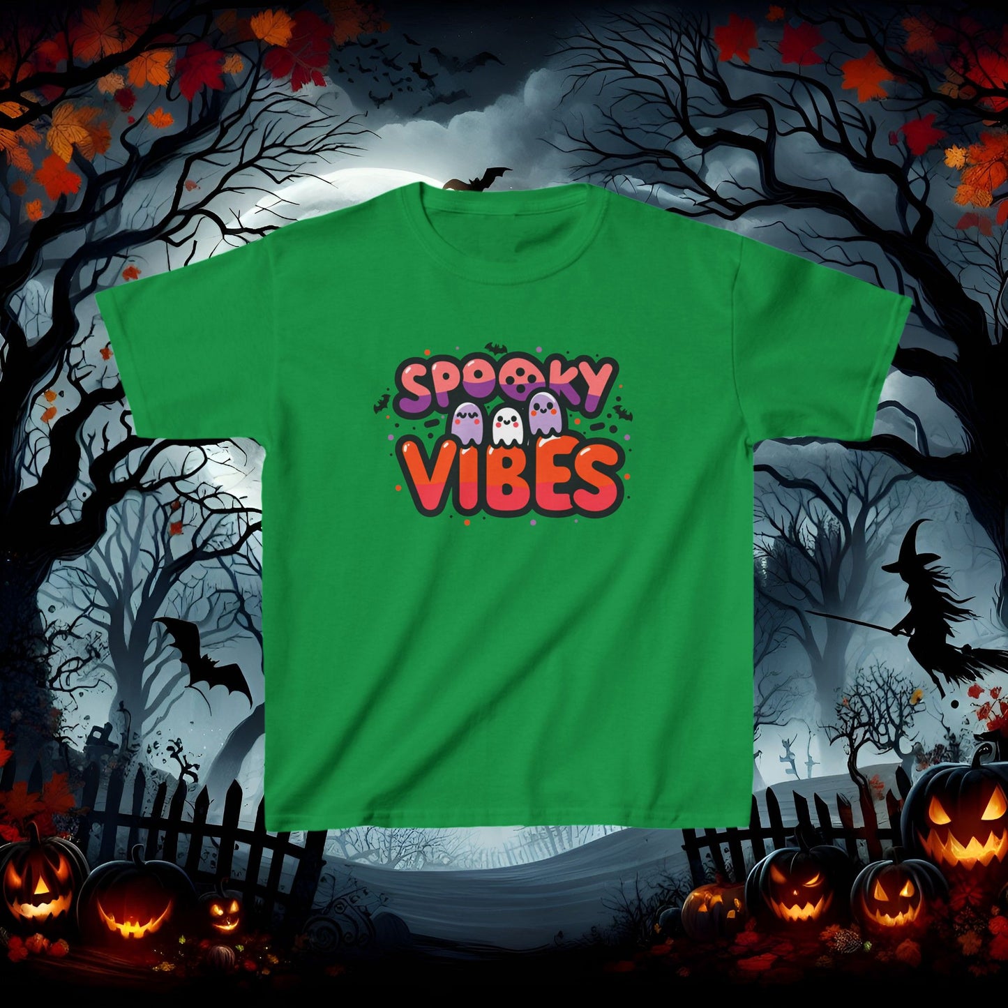 Spooky Vibes Kids Heavy Cotton™ Tee