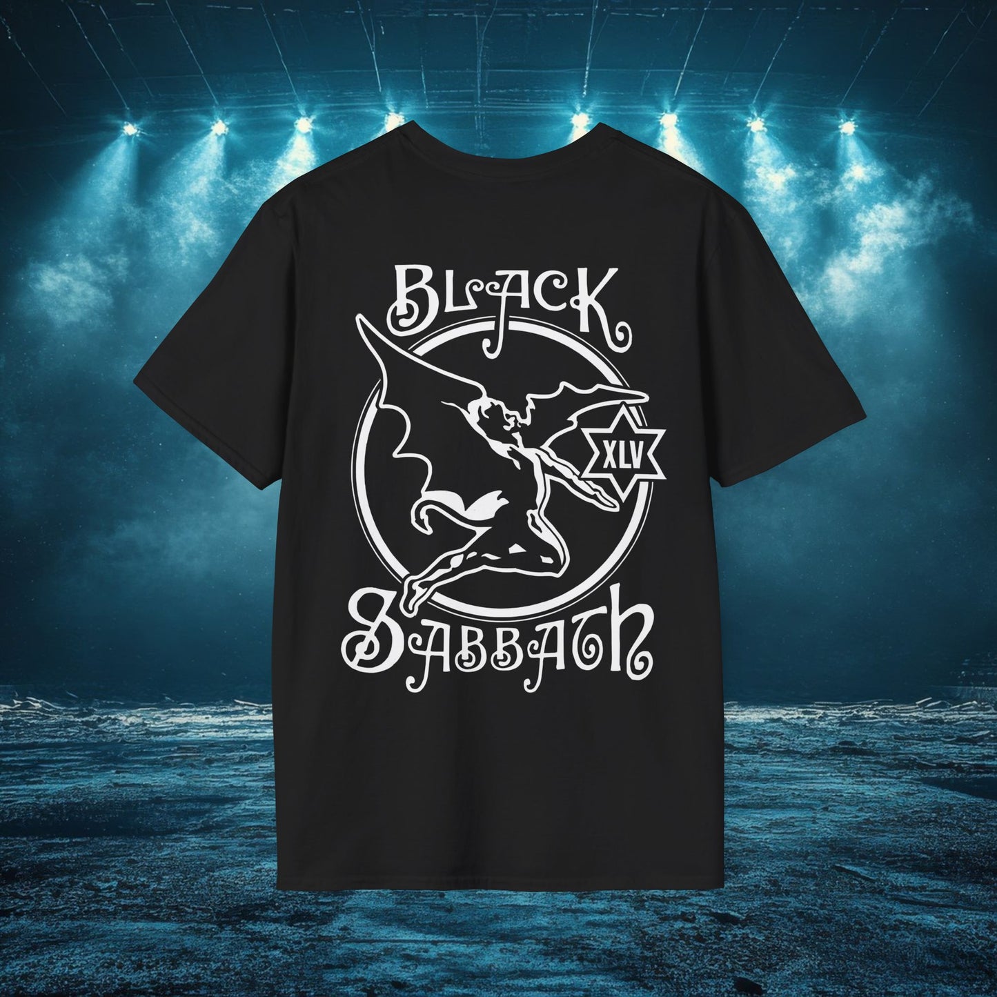 Sabbath XLV Unisex T-Shirt, Softstyle Tee, Dark Fantasy Shirt, Art Tee for Music Lovers, Perfect for Gifts