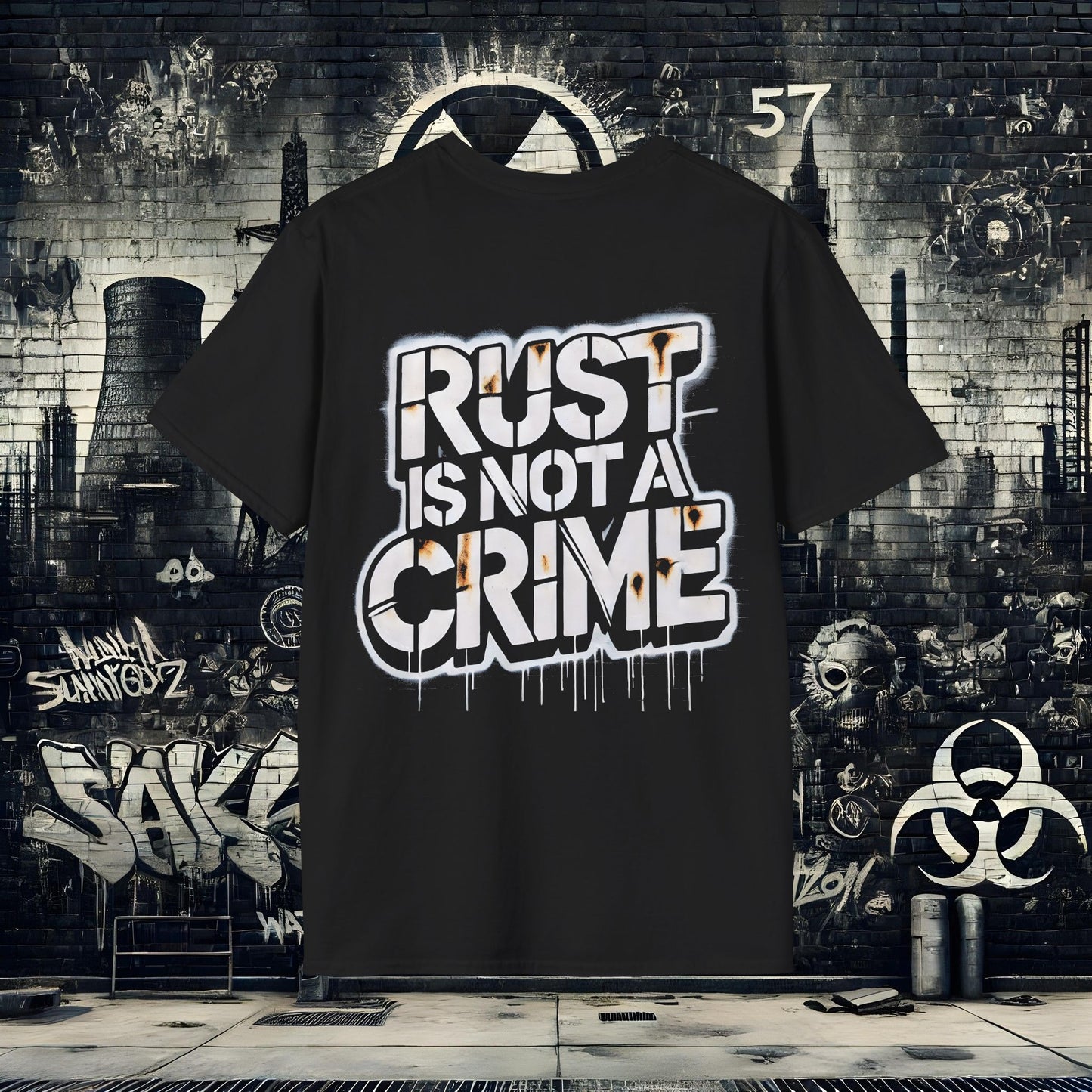 Rust is not a Crime Unisex Softstyle T-Shirt