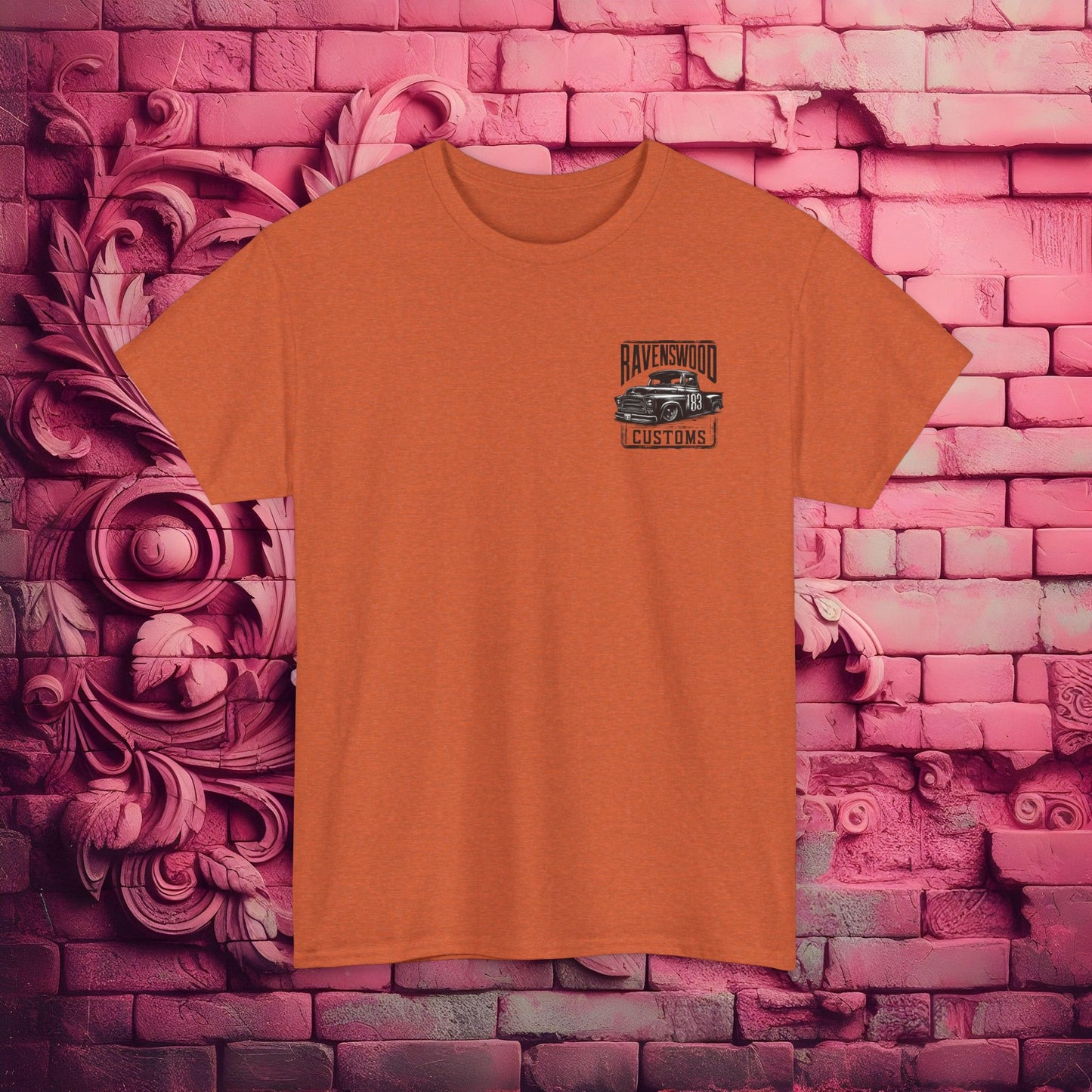 Ravenswood Customs Vintage Car Graphic Tee, Classic Car T-Shirt, Unisex Heavy Cotton Tee