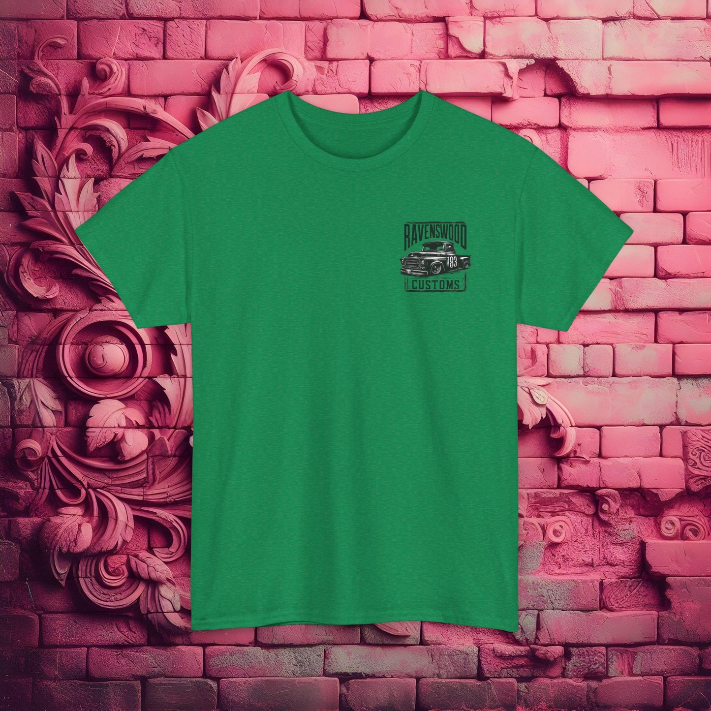 Ravenswood Customs Vintage Car Graphic Tee, Classic Car T-Shirt, Unisex Heavy Cotton Tee