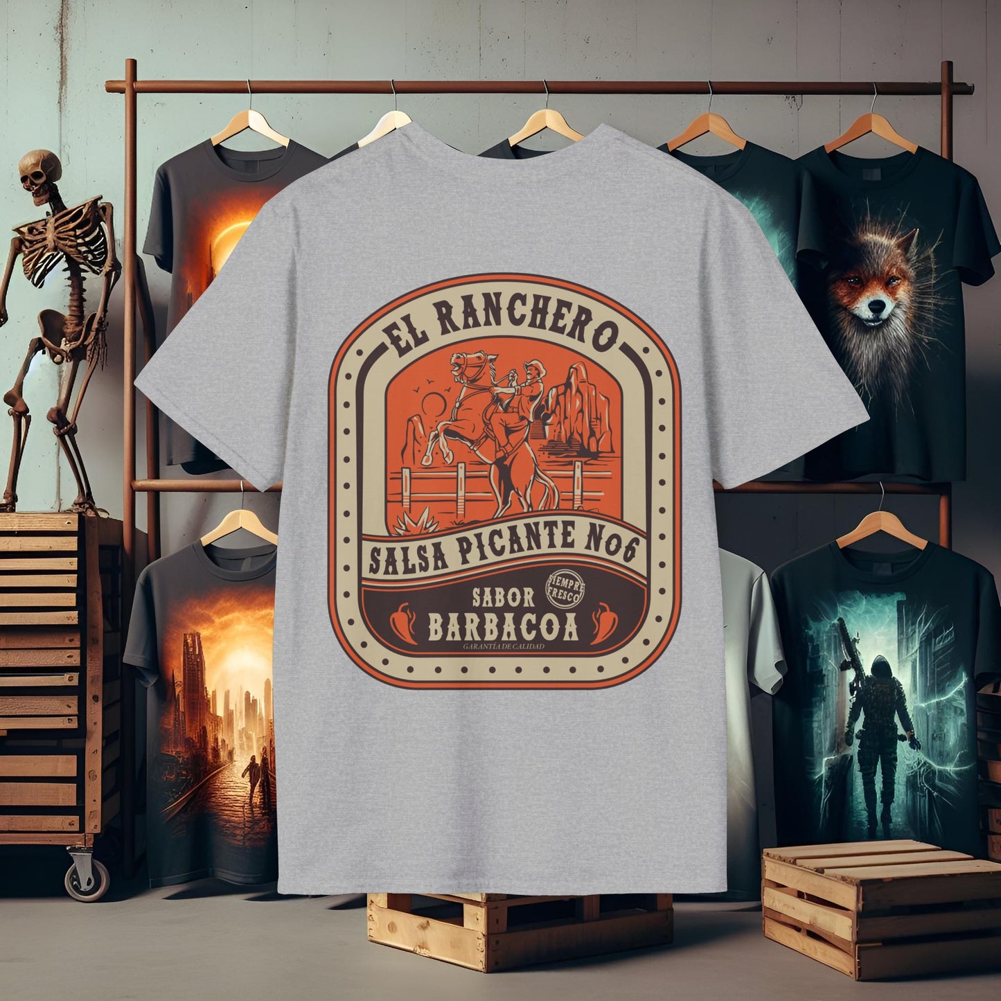 Country Customs 6 Unisex Softstyle T-Shirt