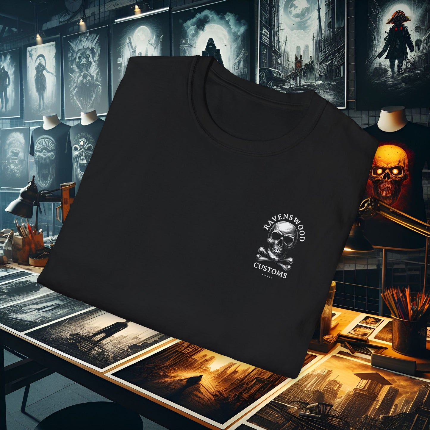 RC Skull 6 Unisex Softstyle T-Shirt
