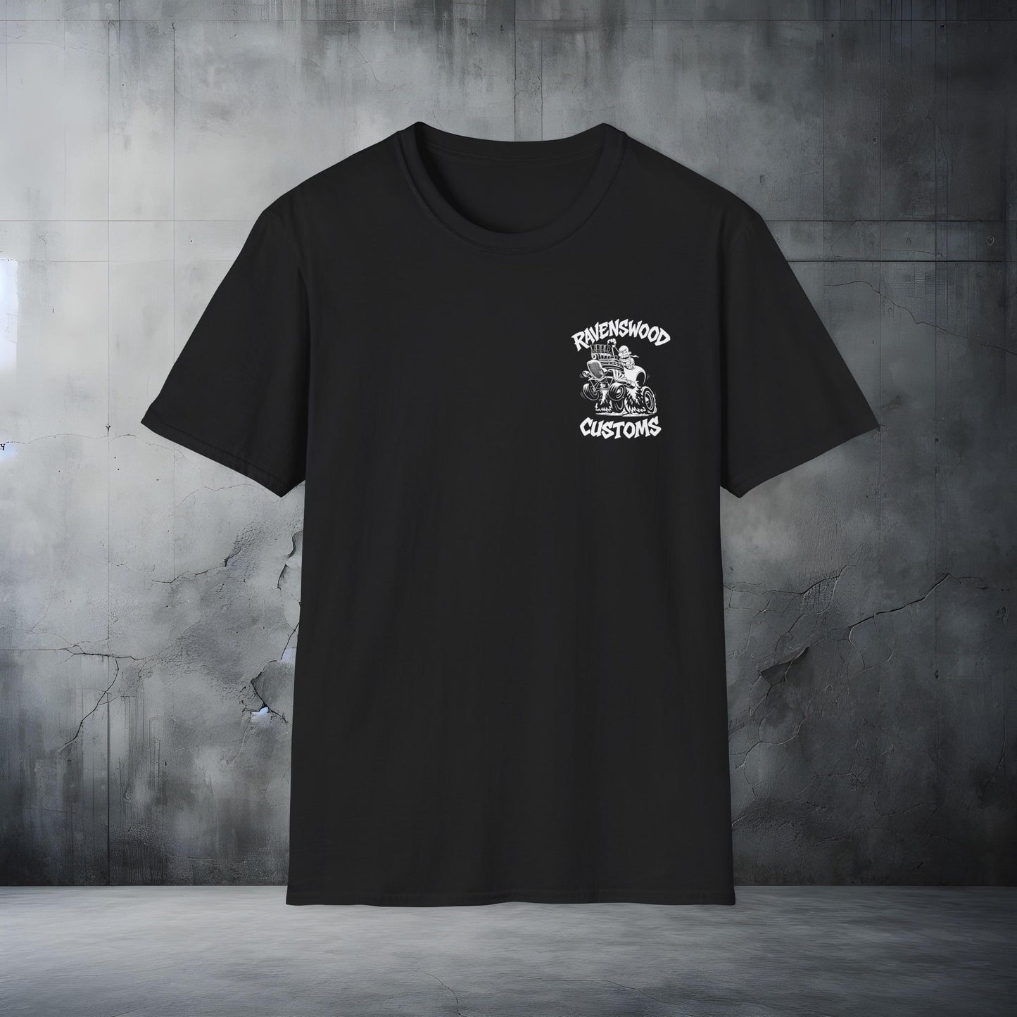 Ravenswood Customs Highboy Hot Rod Unisex Softstyle T-Shirt