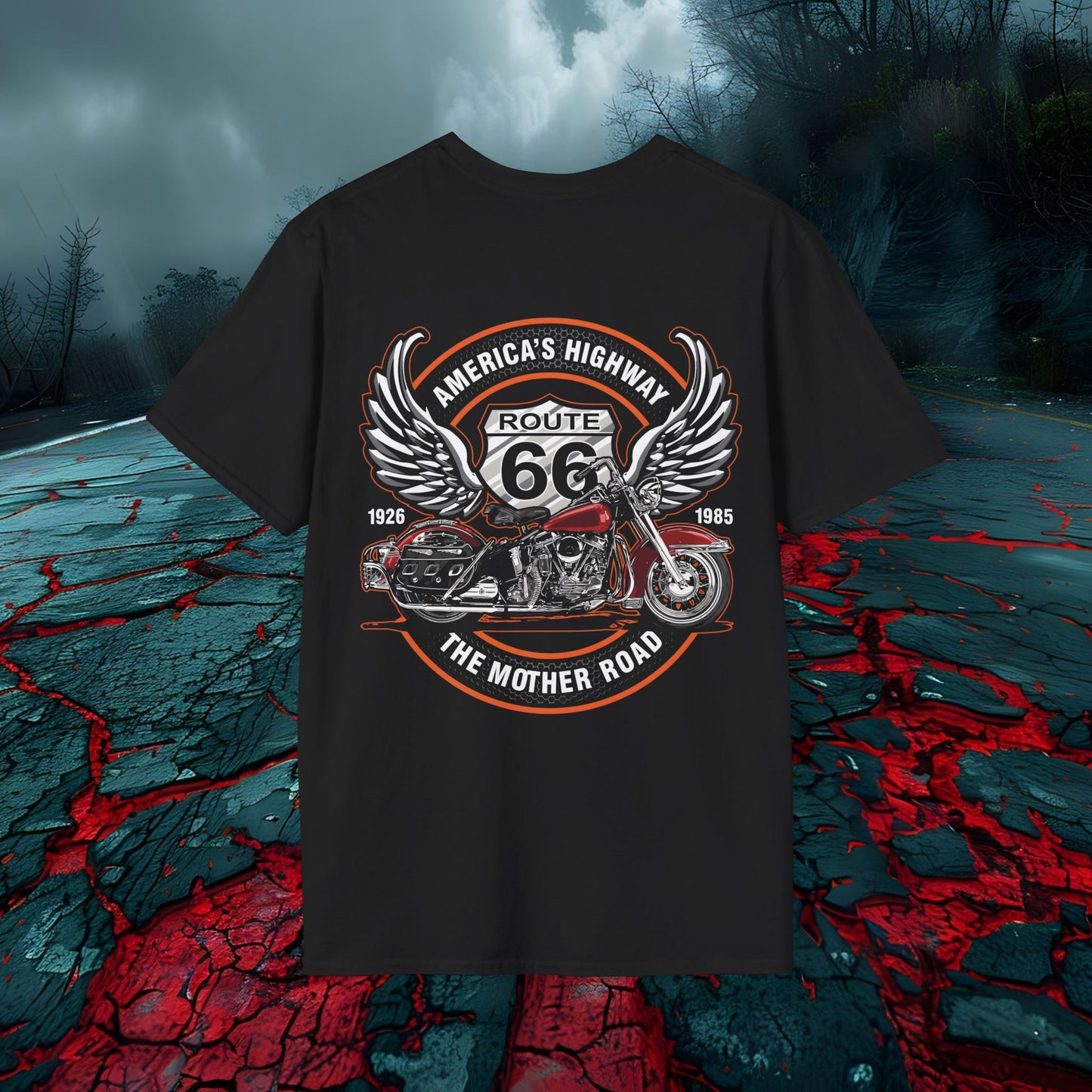 Route 66 Unisex Softstyle T-Shirt