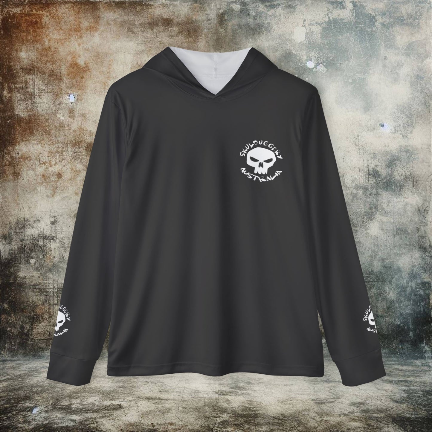 Men's Skulduggery Australia Print Sports Warmup Hoodie - Athletic Outerwear for Active Lifestyles