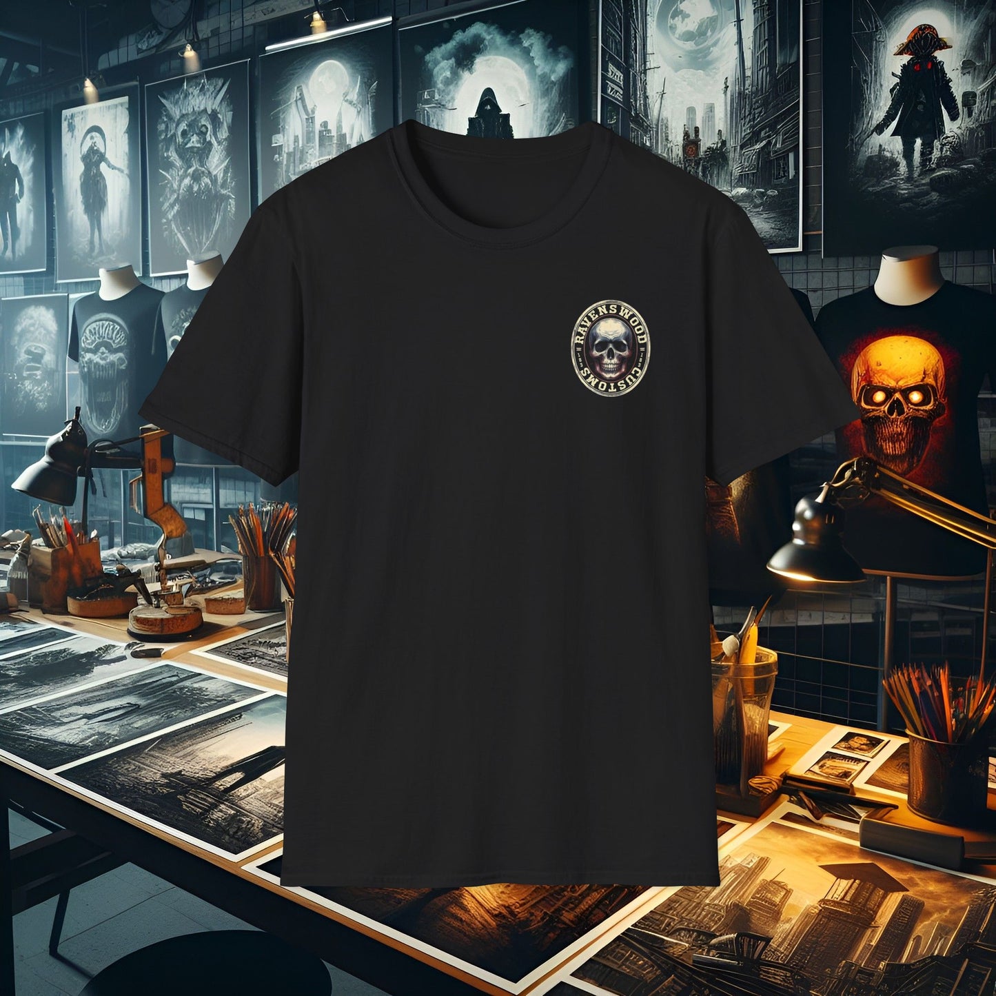 RC Skull 7 Unisex Softstyle T-Shirt