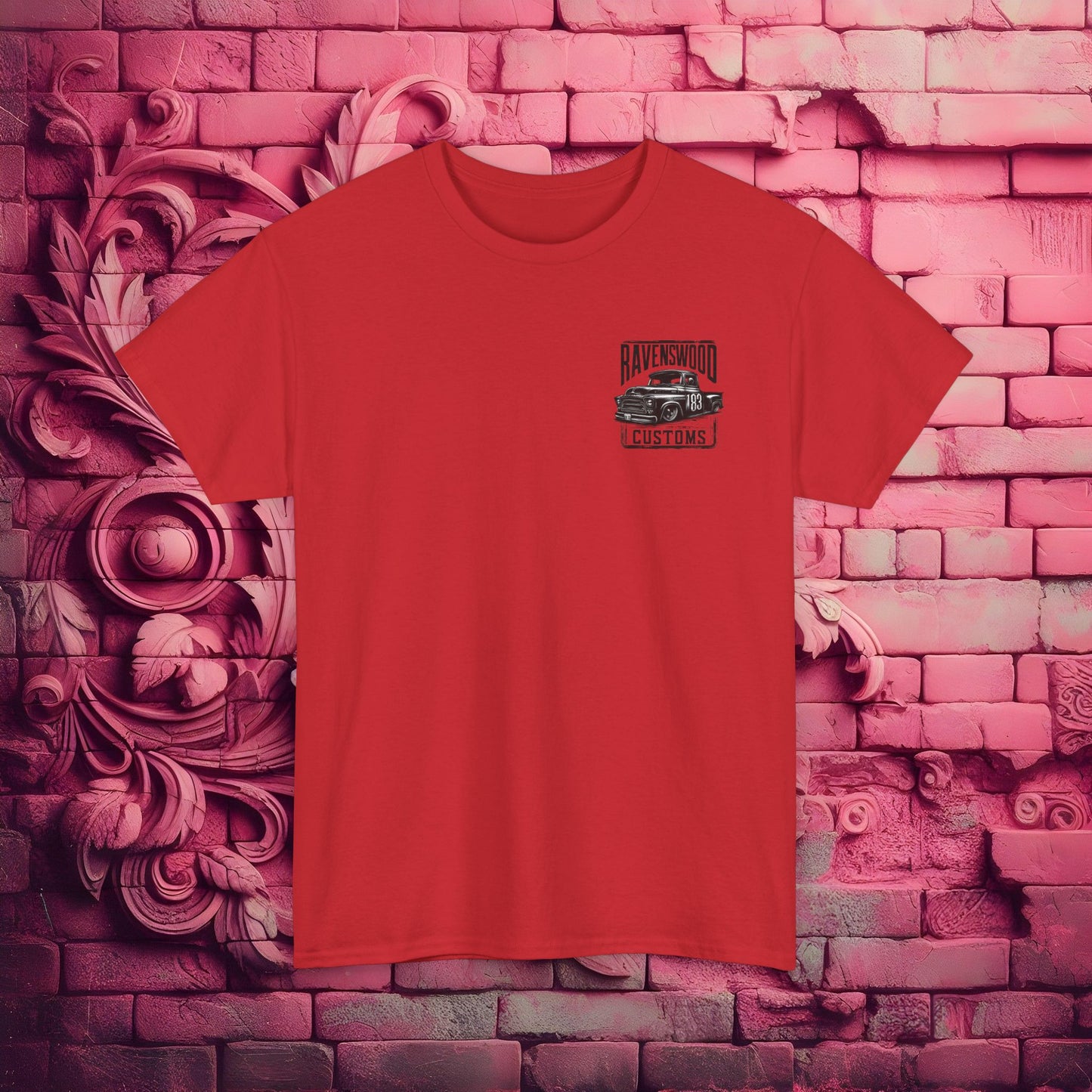 Ravenswood Customs Vintage Car Graphic Tee, Classic Car T-Shirt, Unisex Heavy Cotton Tee