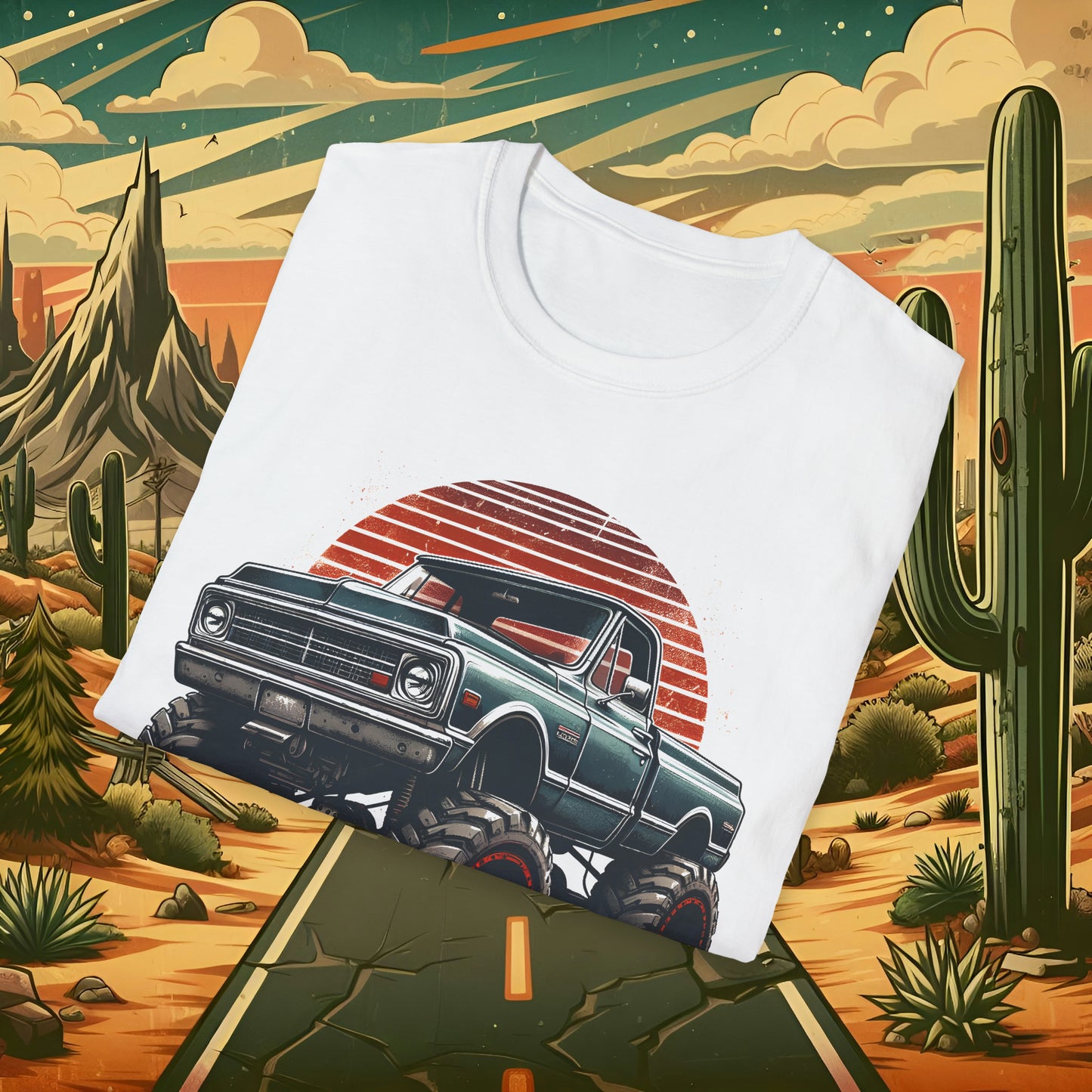 Bowtie Truck 1 Unisex Softstyle T-Shirt