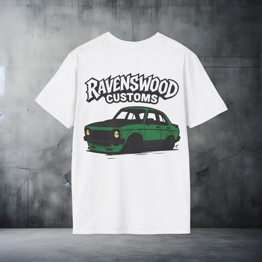 Ravenswood Customs Unisex Softstyle T-Shirt - Green Torana Design, Cool Graphic Tee