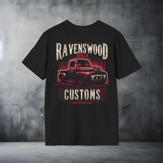 Ravenswood Customs Vintage Truck 2, Unisex Graphic Shirt, Custom Auto Apparel