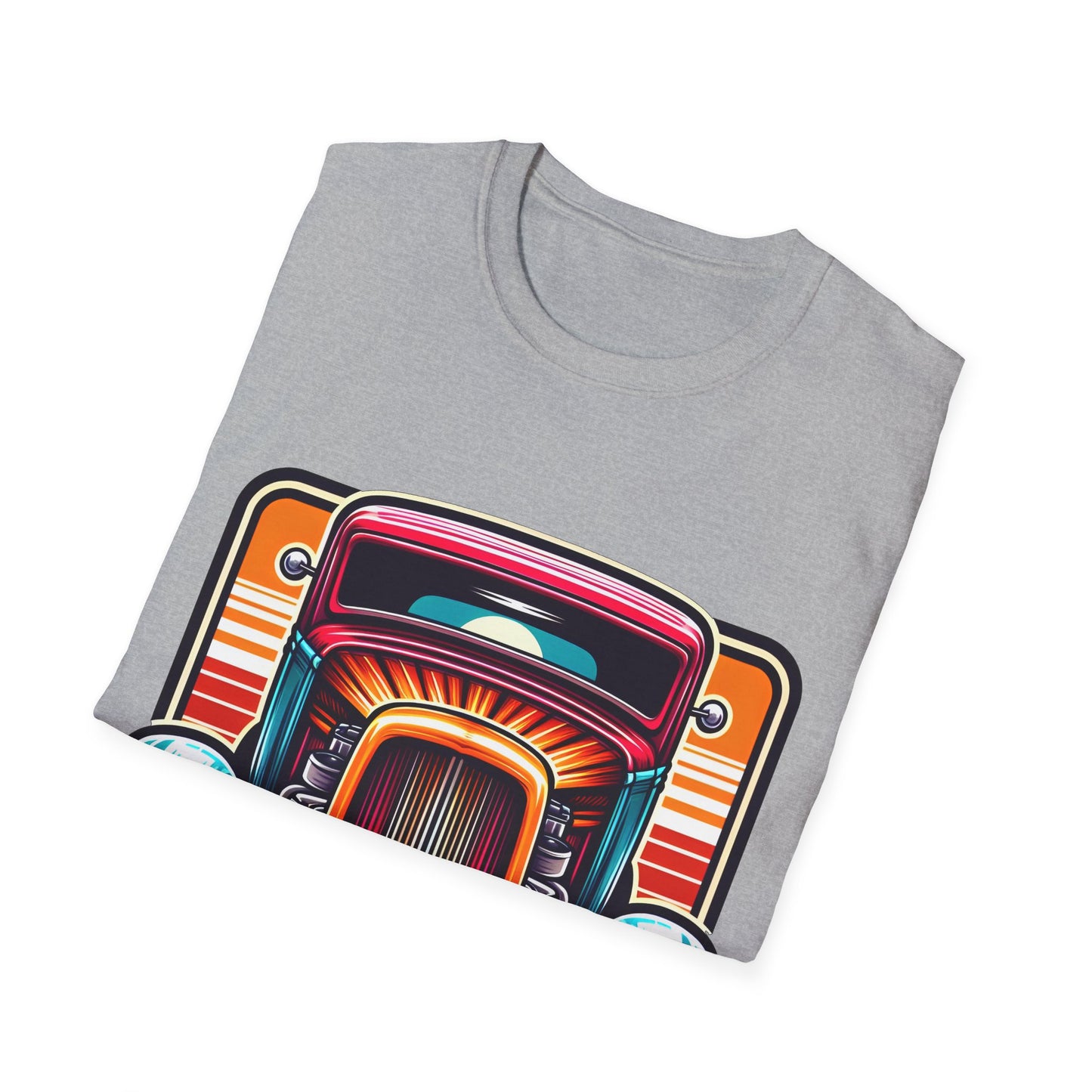 Toon Hot Rod 3 Unisex Softstyle T-Shirt