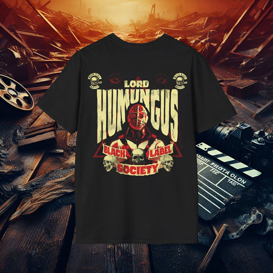 Lord Humungus Vintage Black T-Shirt - Unisex Softstyle Tee for Fans of Retro Film Culture