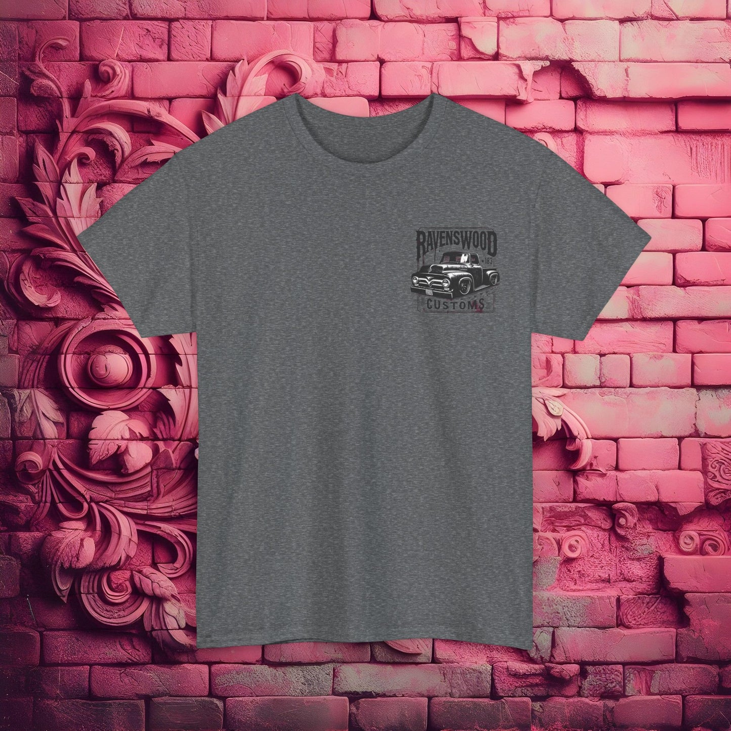 Ravenswood Customs Vintage Car Graphic Tee, Classic Car T-Shirt, Unisex Heavy Cotton Tee