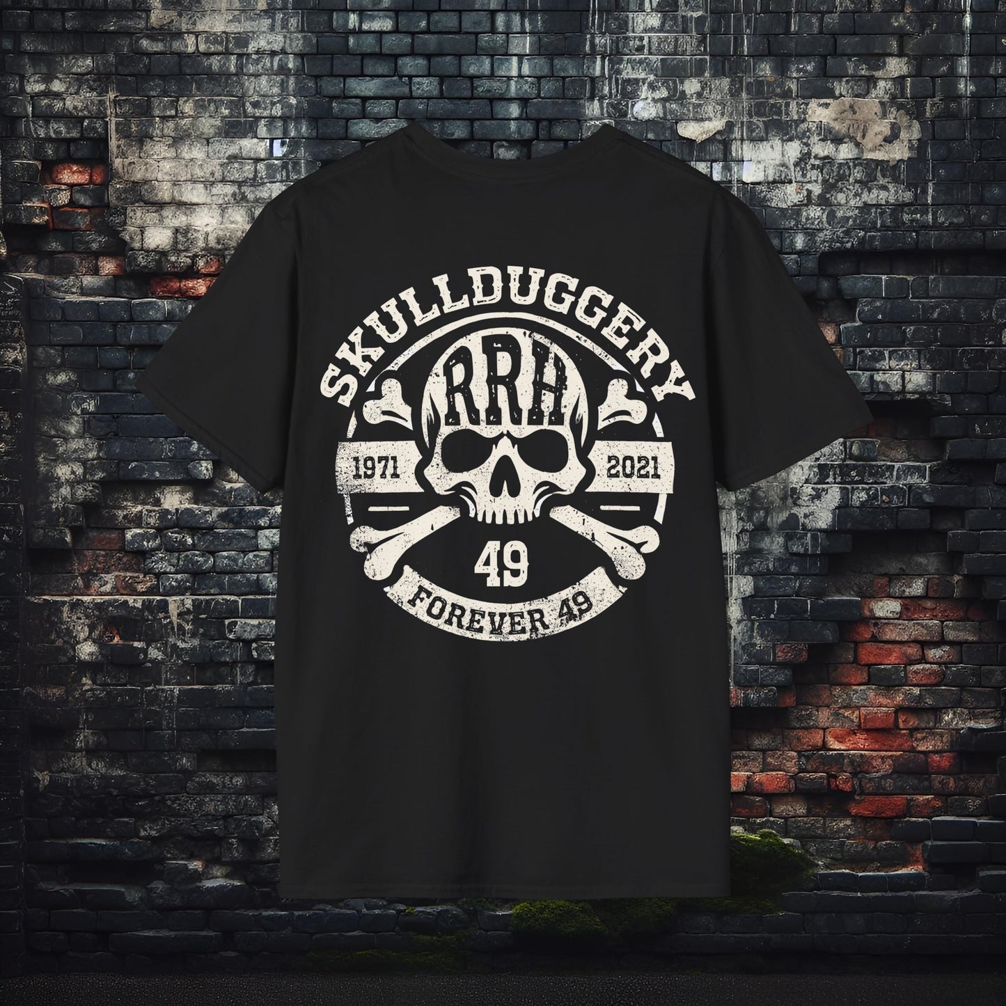 Skullduggery Forever 49 Unisex Softstyle T-Shirt