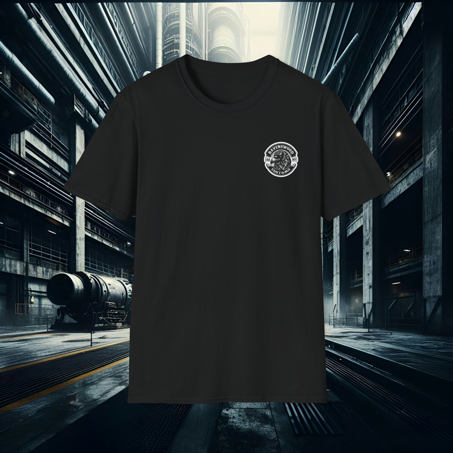 Vivid V8 Engine 3 Unisex Softstyle T-Shirt