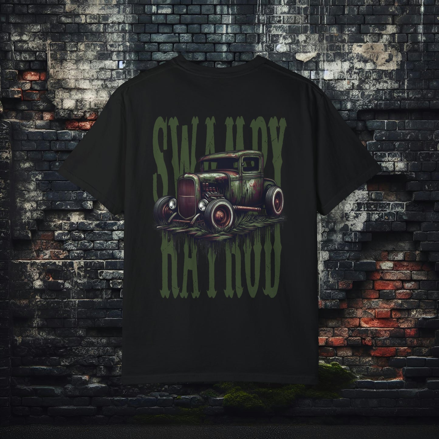 Swampy Rat Rod Unisex Garment-Dyed T-shirt