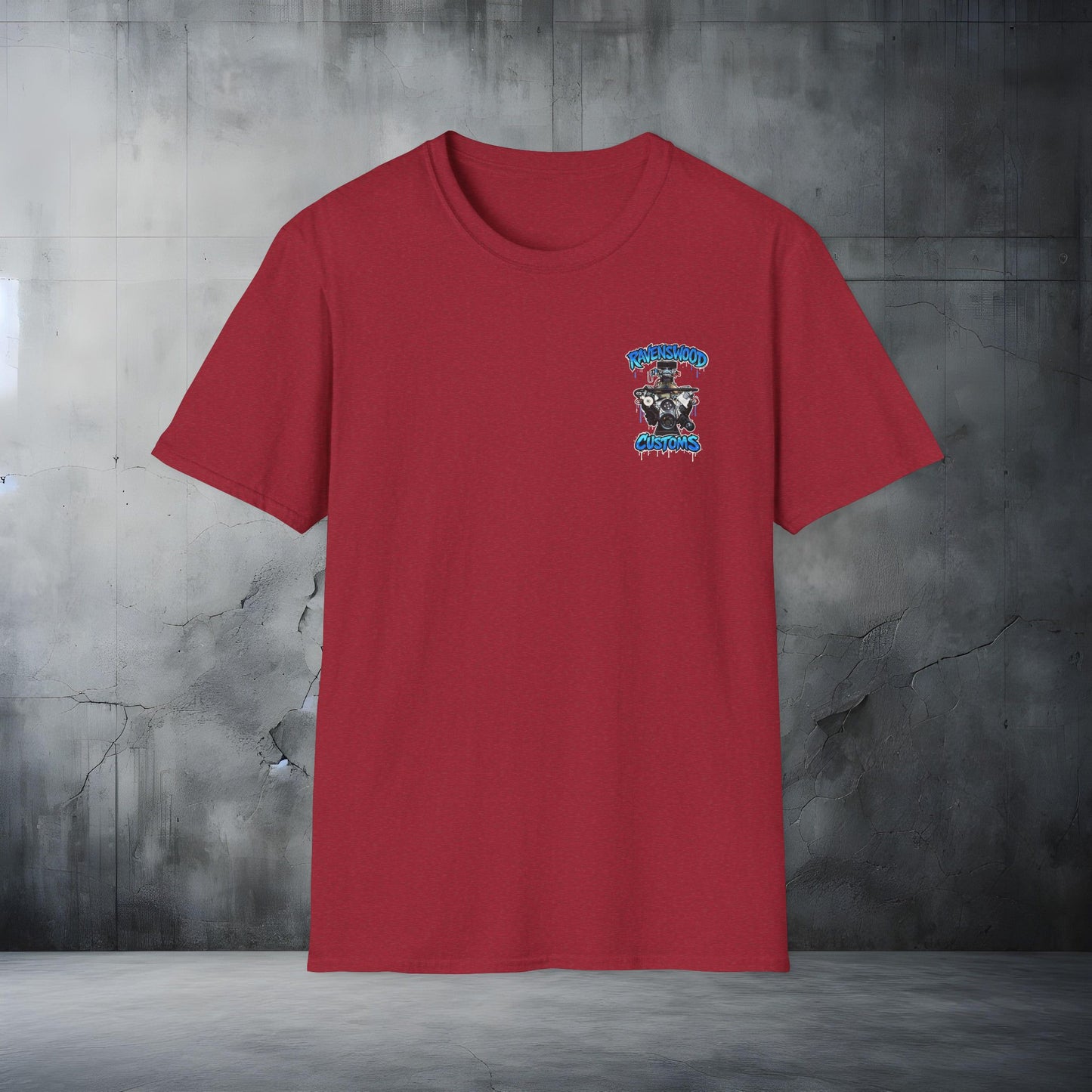 Ravenswood Customs 385ci Holden V8 Engine Graphic T-Shirt
