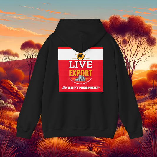 Live Export Keep the Sheep Unisex Heavy Blend™ Hooded Sweatshirt