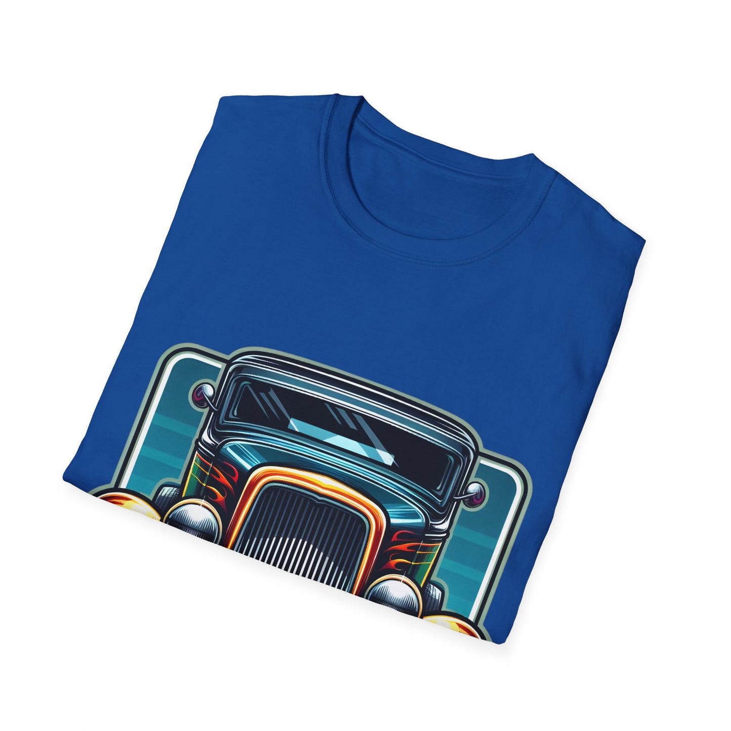 Toon Hot Rod 1 Unisex Softstyle T-Shirt