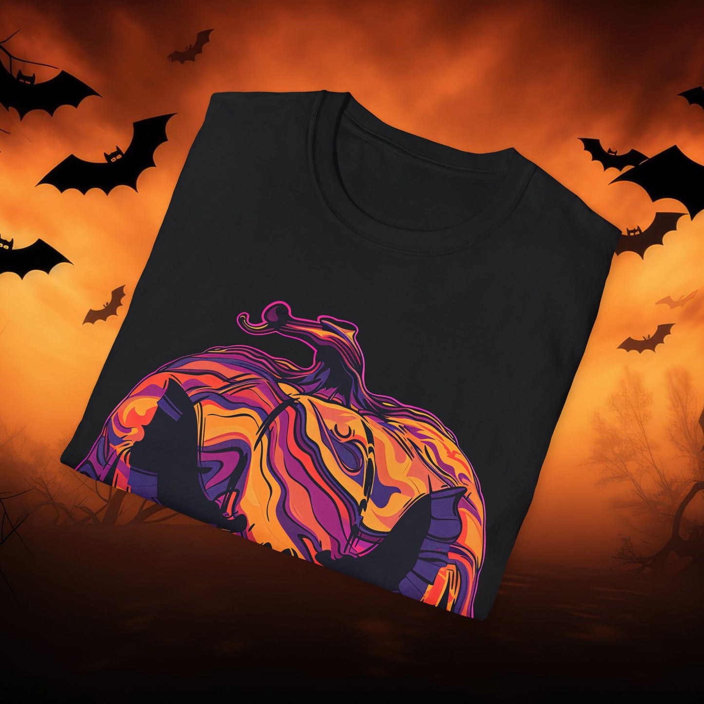 Halloween Pumpkin 01 Unisex T-Shirt, Spooky Tee, Fall Fashion, Halloween Costume, Trick or Treat Shirt, Party Outfit