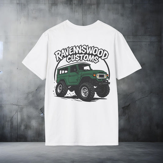 Ravenswood Customs Unisex Softstyle T-Shirt - Green Forty Design, Cool Graphic Tee