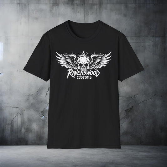 Ravenswood Customs Skull Wings T-Shirt 1