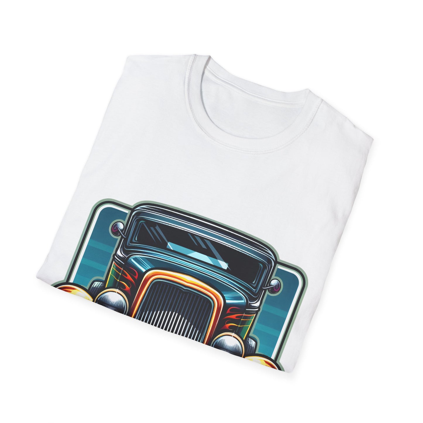 Toon Hot Rod 1 Unisex Softstyle T-Shirt