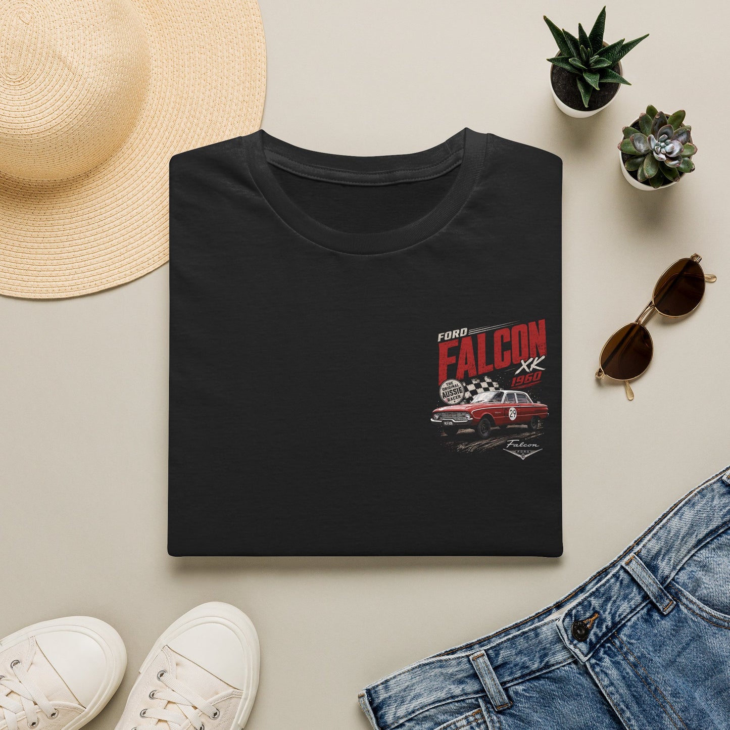 XK Falcon Car T-Shirt Vintage Ford Falcon Graphic Tee