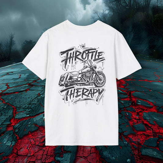 Throttle Therapy Motorcycle T-Shirt Graphic Tee