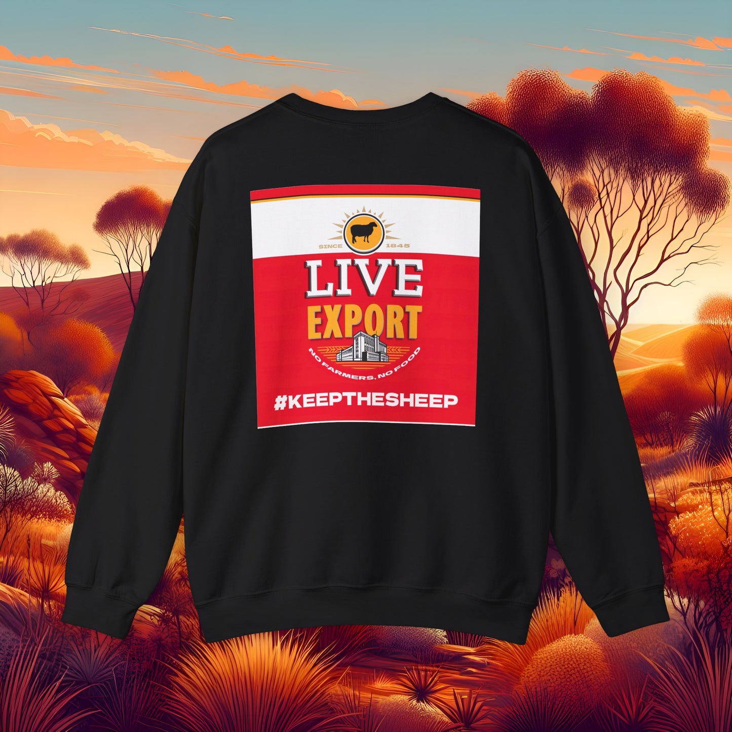 Live Export Unisex Heavy Blend™ Crewneck Sweatshirt