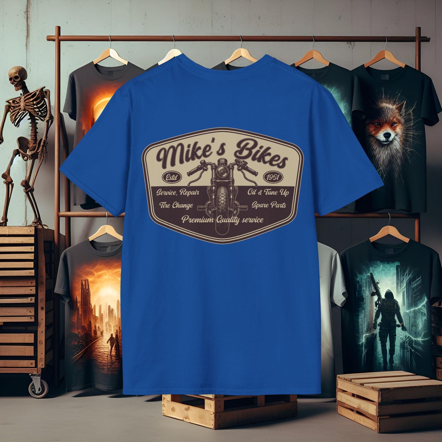 Vintage Garage Collection 8 Unisex Softstyle T-Shirt