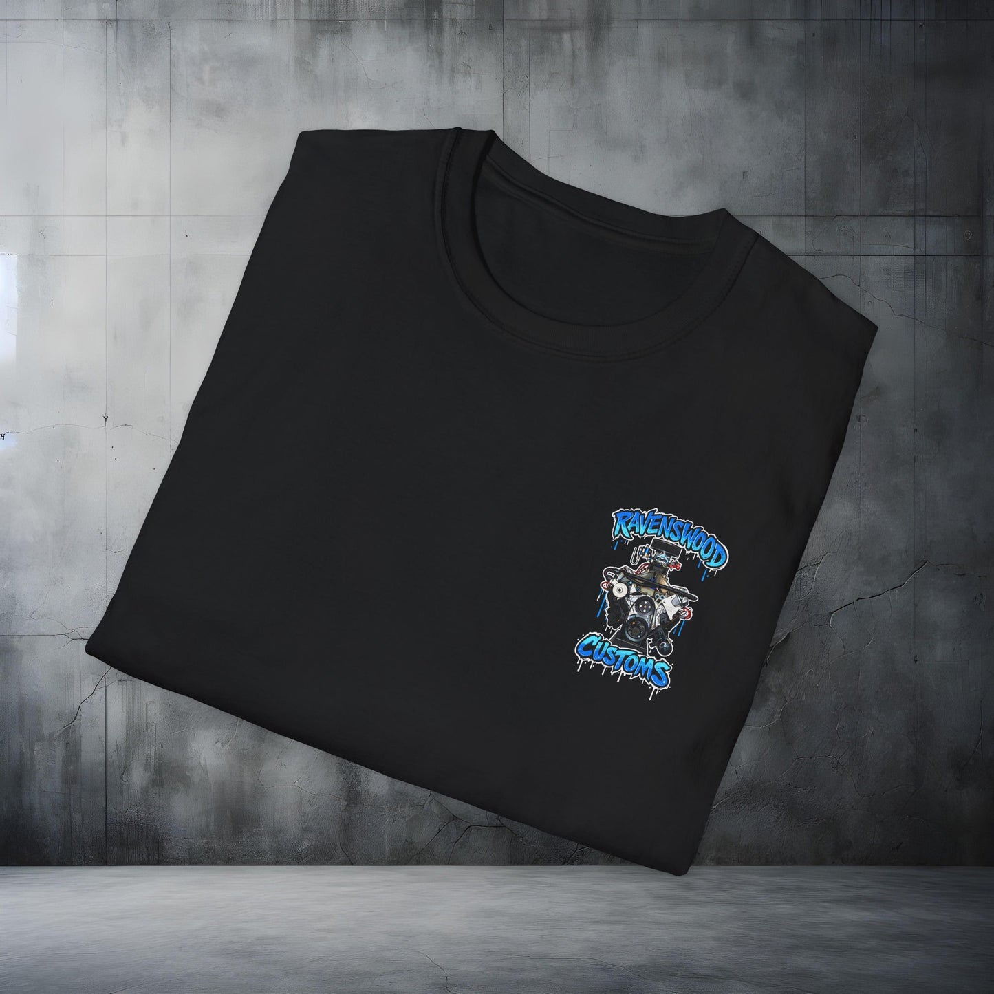 Ravenswood Customs 385ci Holden V8 Engine Graphic T-Shirt