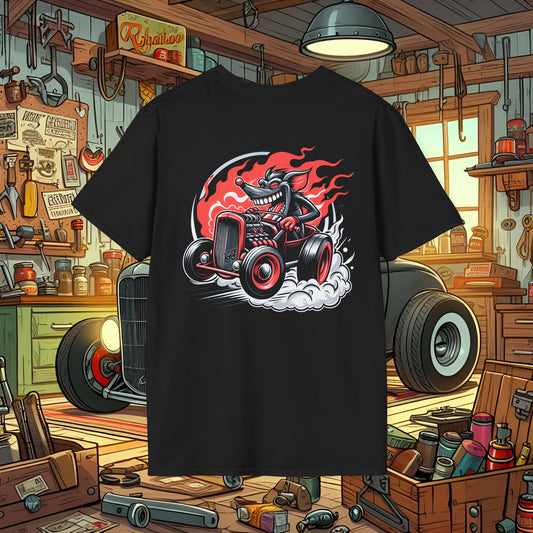 Rat Rod Toon 1 Unisex Softstyle T-Shirt