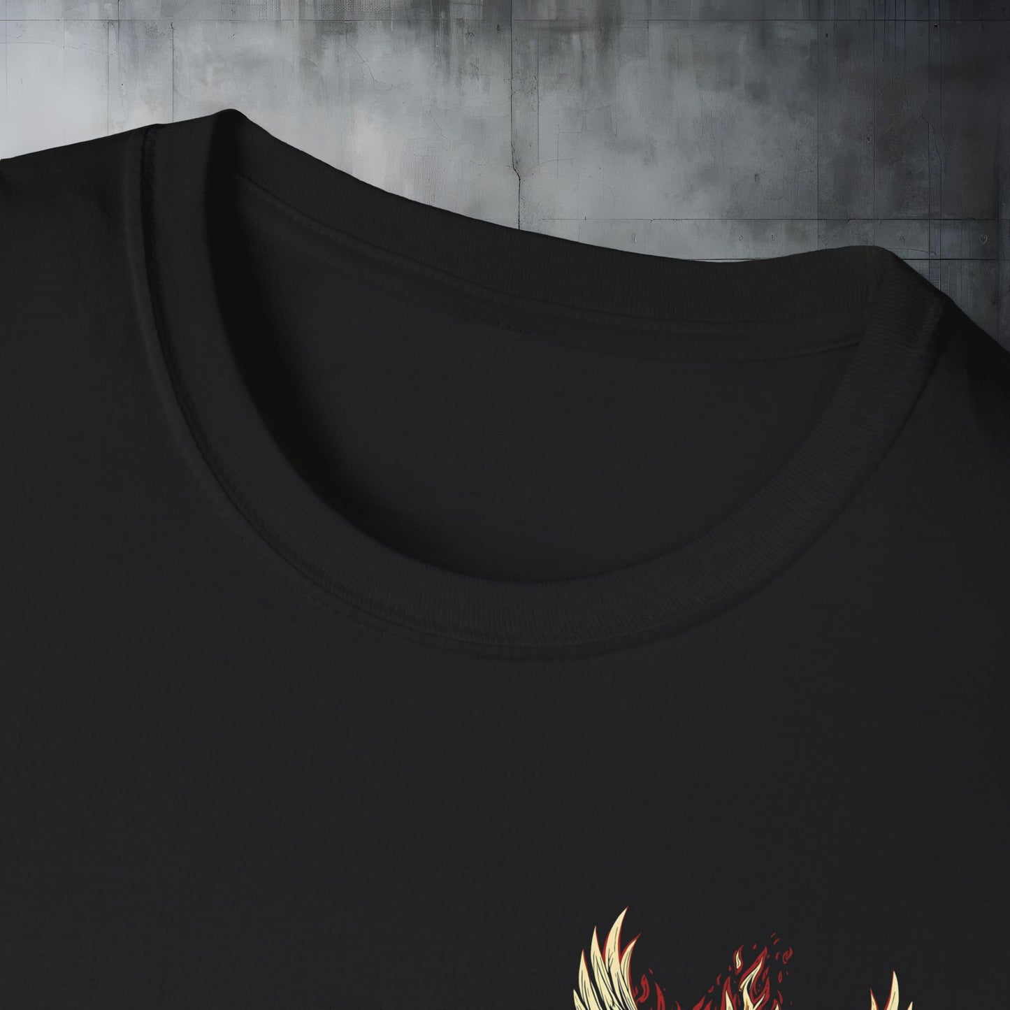 Ravenswood Customs Skull & Flaming Wings T-Shirt