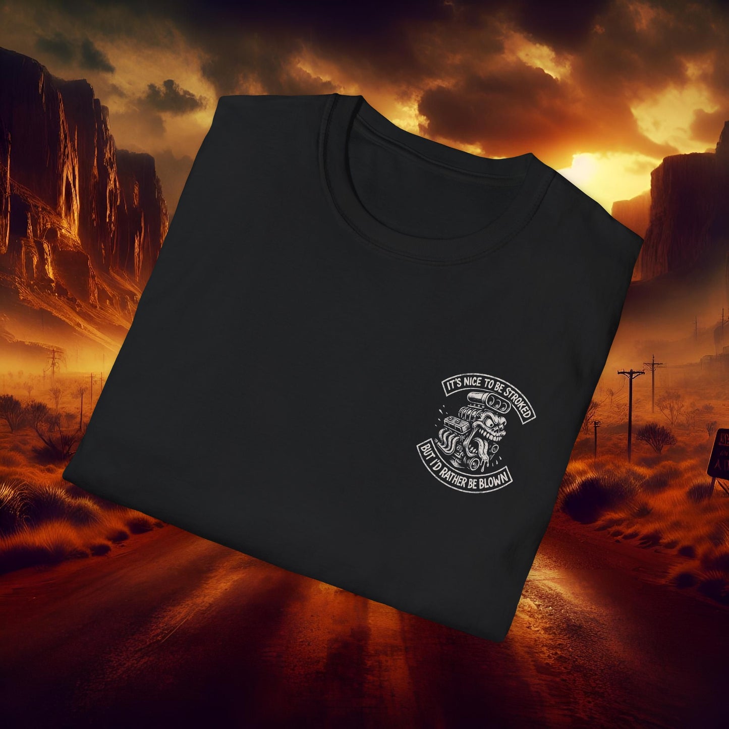 It's Nice to be Stroked T-Shirt | Unisex Softstyle Tee