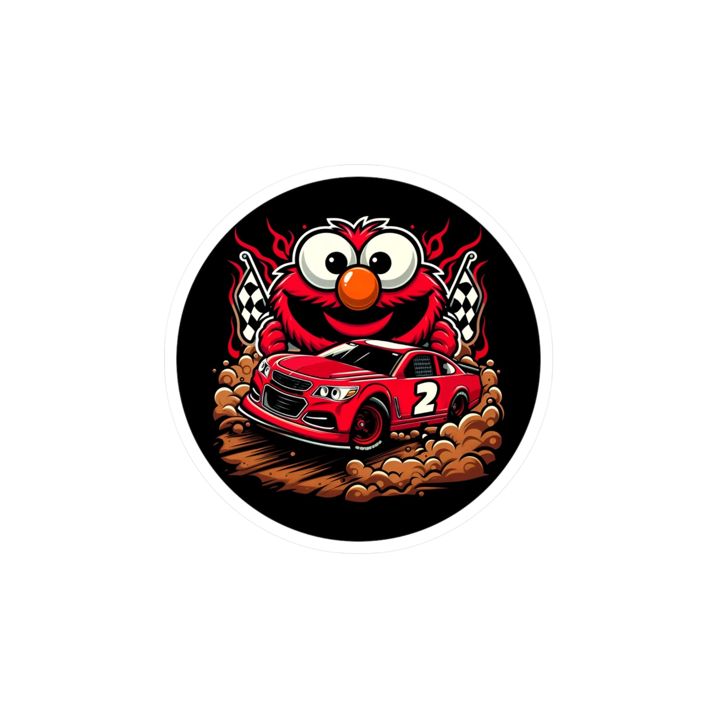 Elmo 2 Kiss-Cut Vinyl Decals