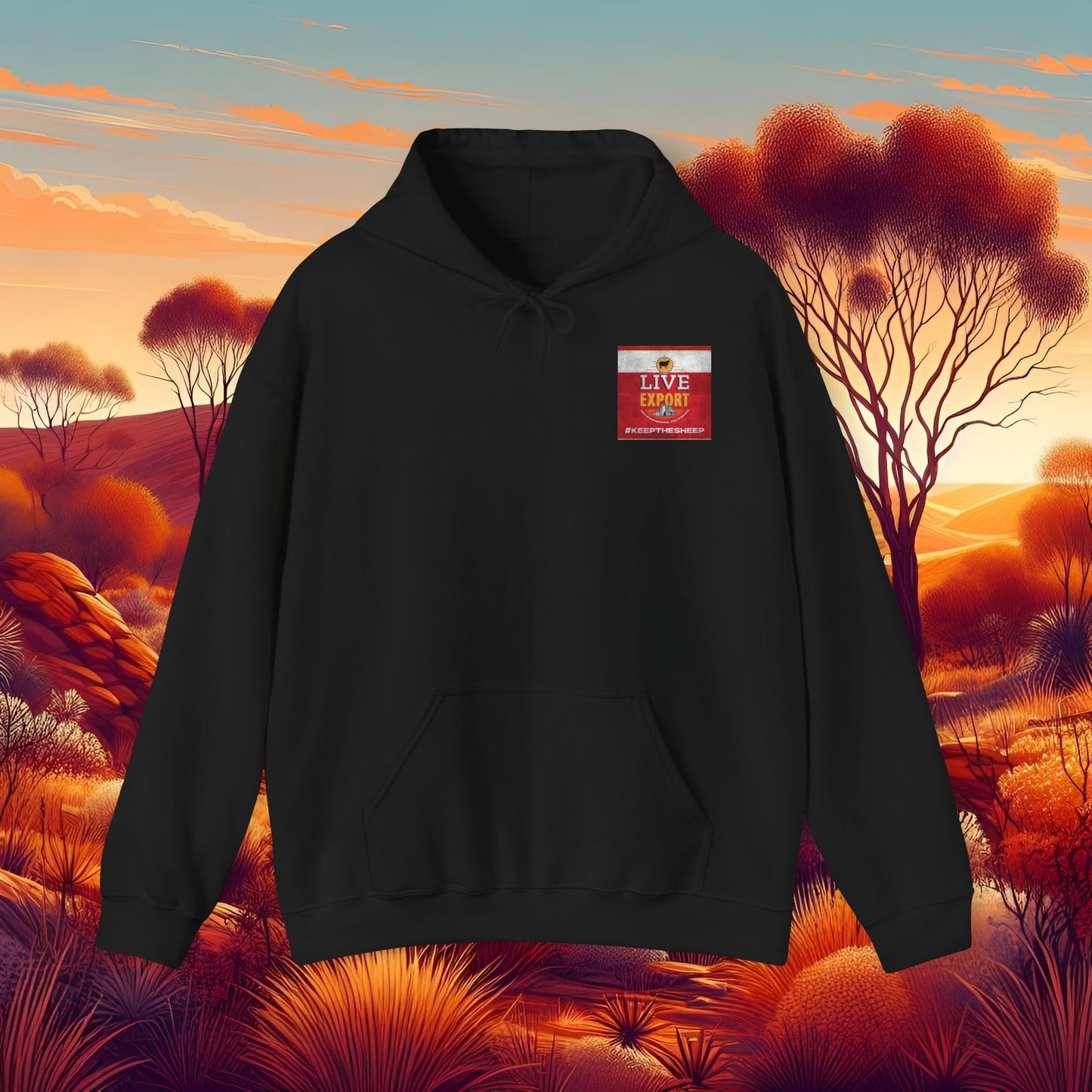 Live Export Keep the Sheep Unisex Heavy Blend™ Hooded Sweatshirt