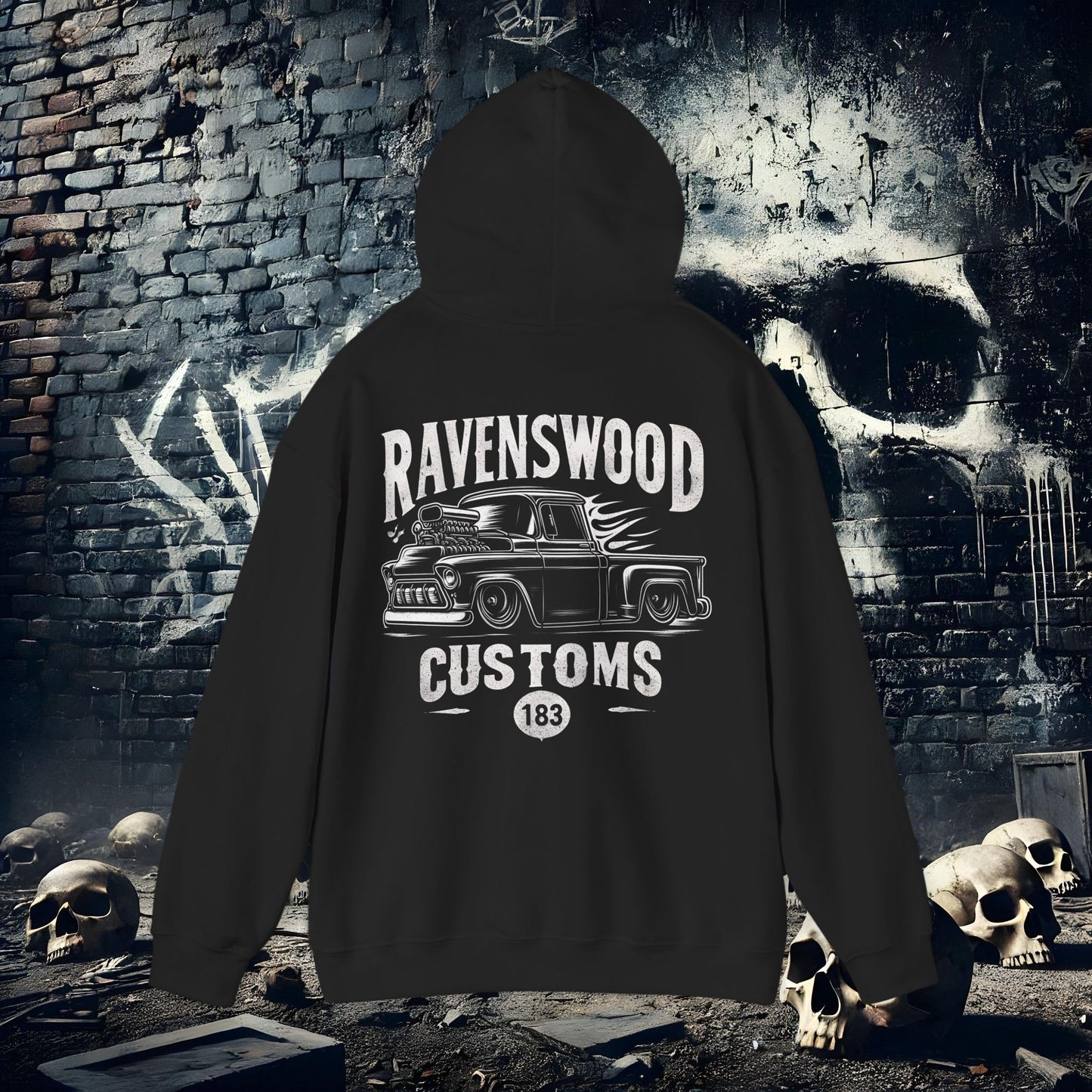 Ravenswood Customs Vintage Apache, Unisex Hooded Sweatshirt