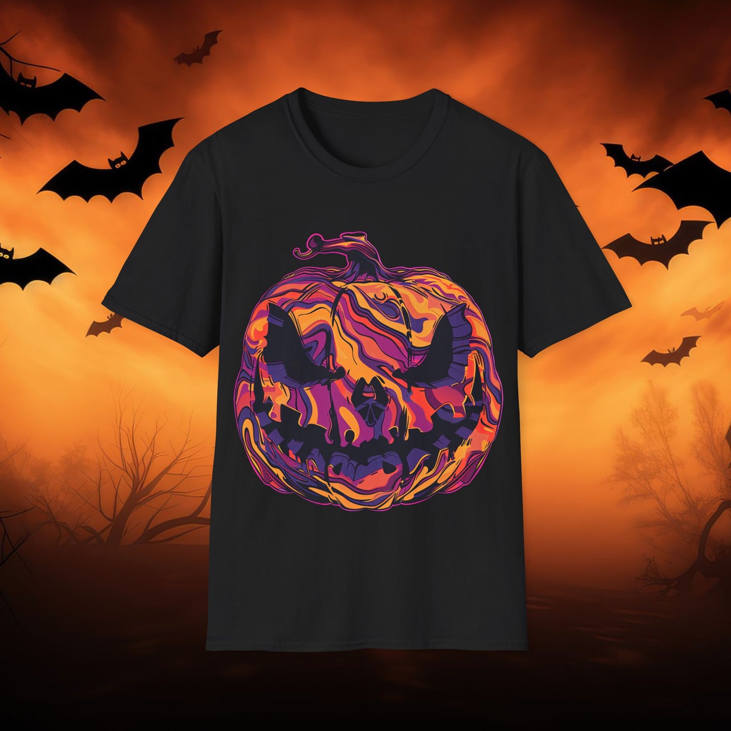 Halloween Pumpkin 01 Unisex T-Shirt, Spooky Tee, Fall Fashion, Halloween Costume, Trick or Treat Shirt, Party Outfit