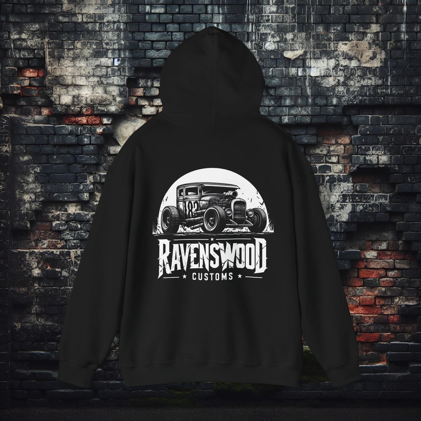 Ravenswood Customs Rat Rod Unisex Heavy Blend™ Hooded Sweatshirt