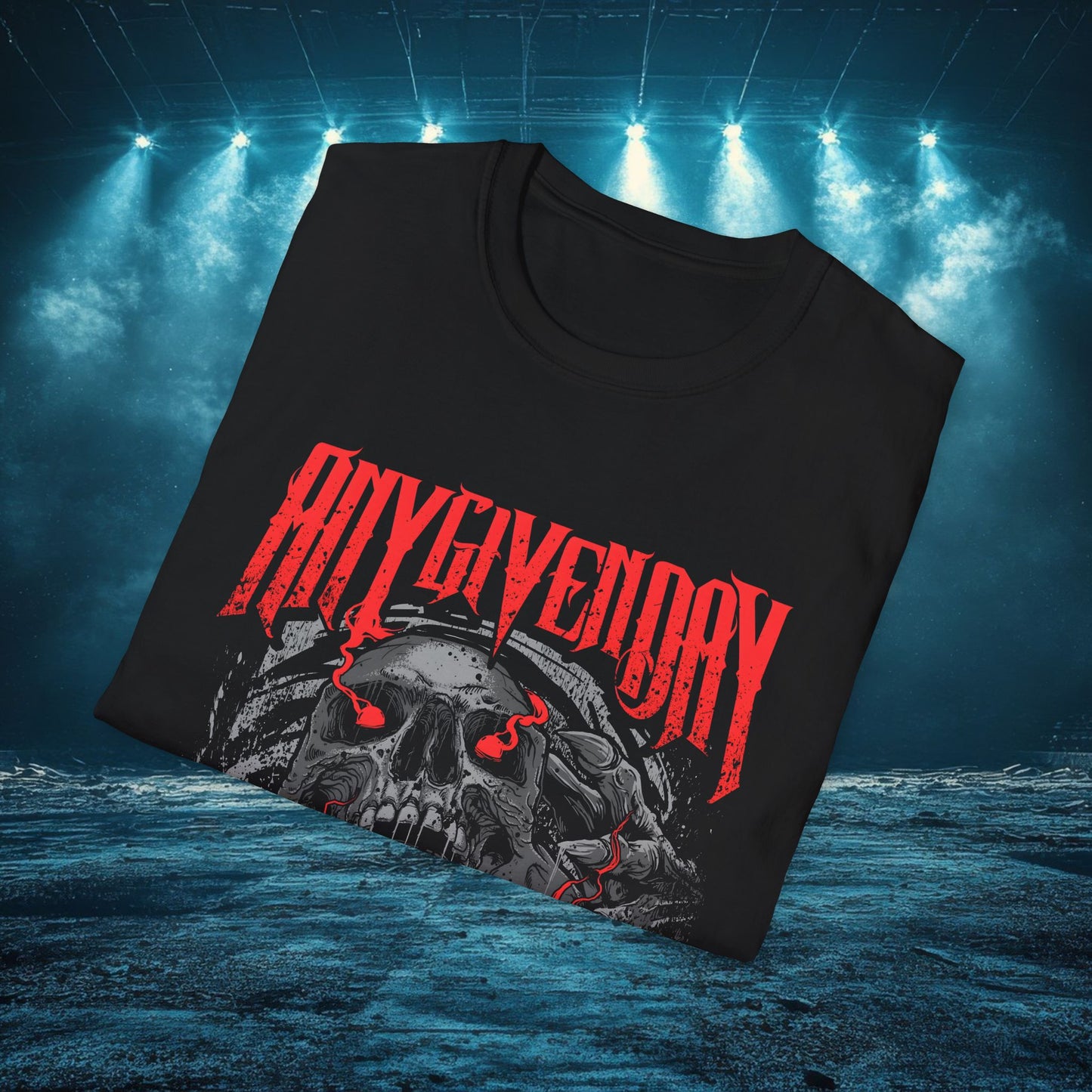 Any Given Day Skull Graphic T-Shirt for Music Lovers